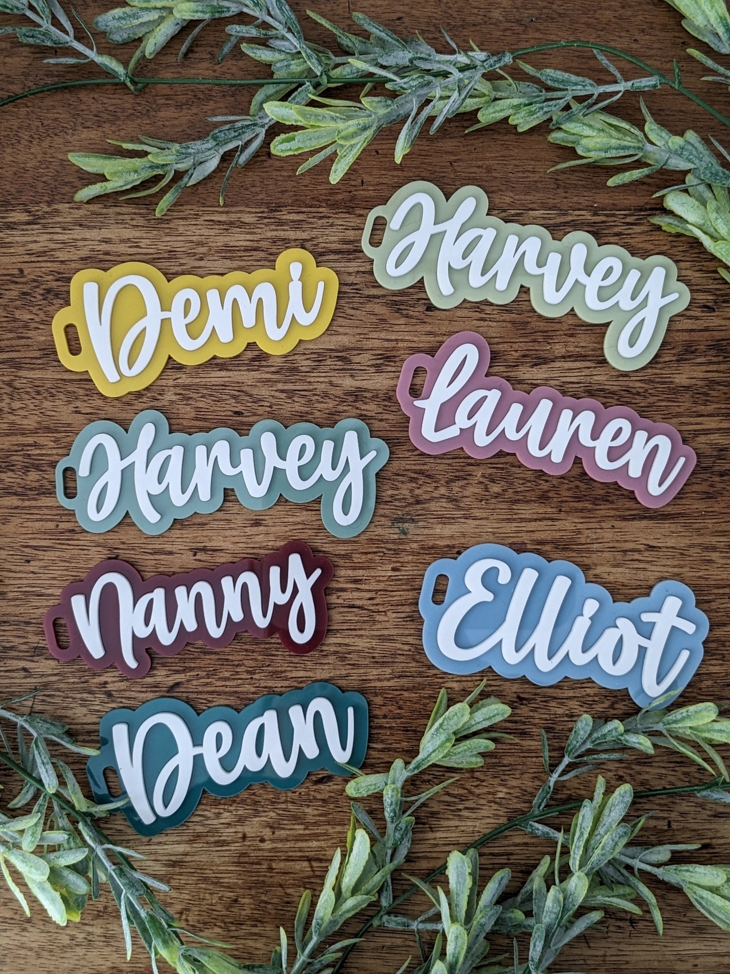 Back to School, Personalised Bag Charm, Backpack Name Tag, Kids School Bag Tag