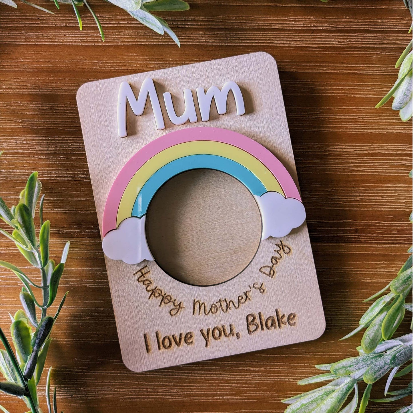 Mother's Day Personalised Fridge Photo Magnet