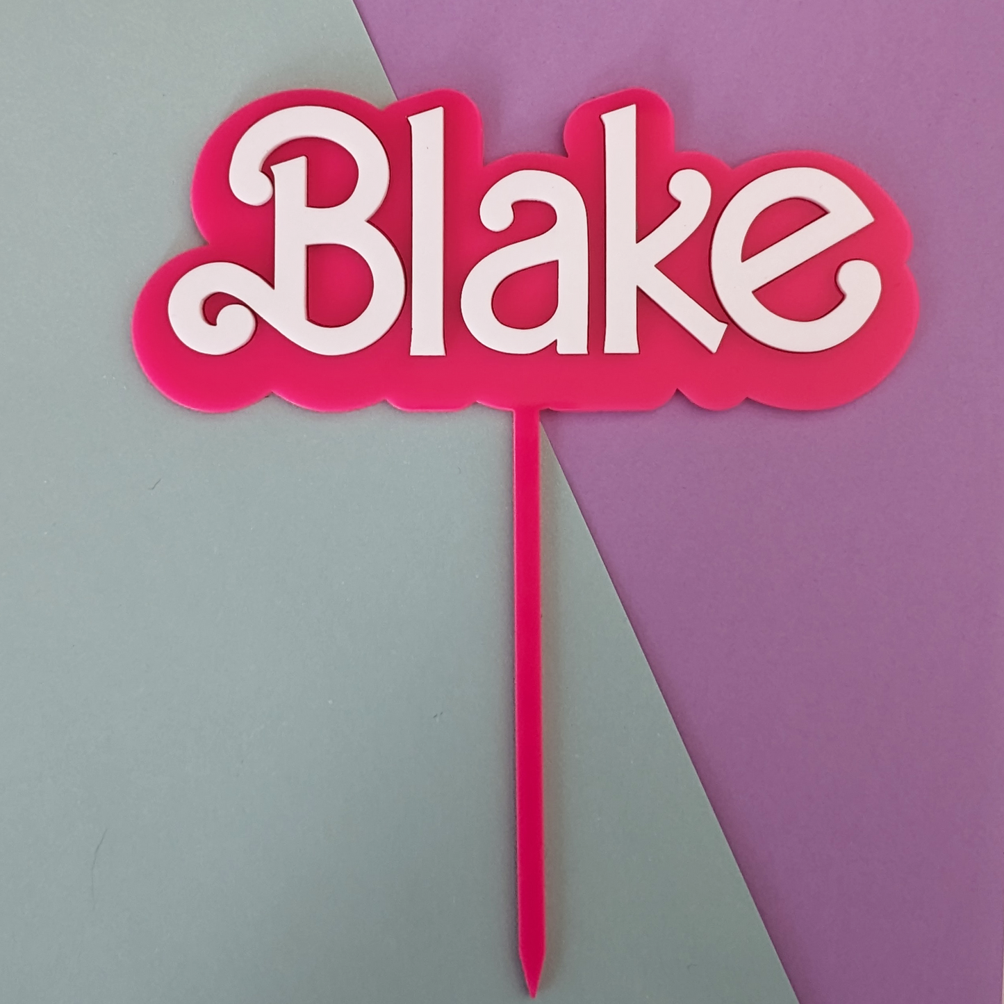 Barbie Inspired Cake Topper