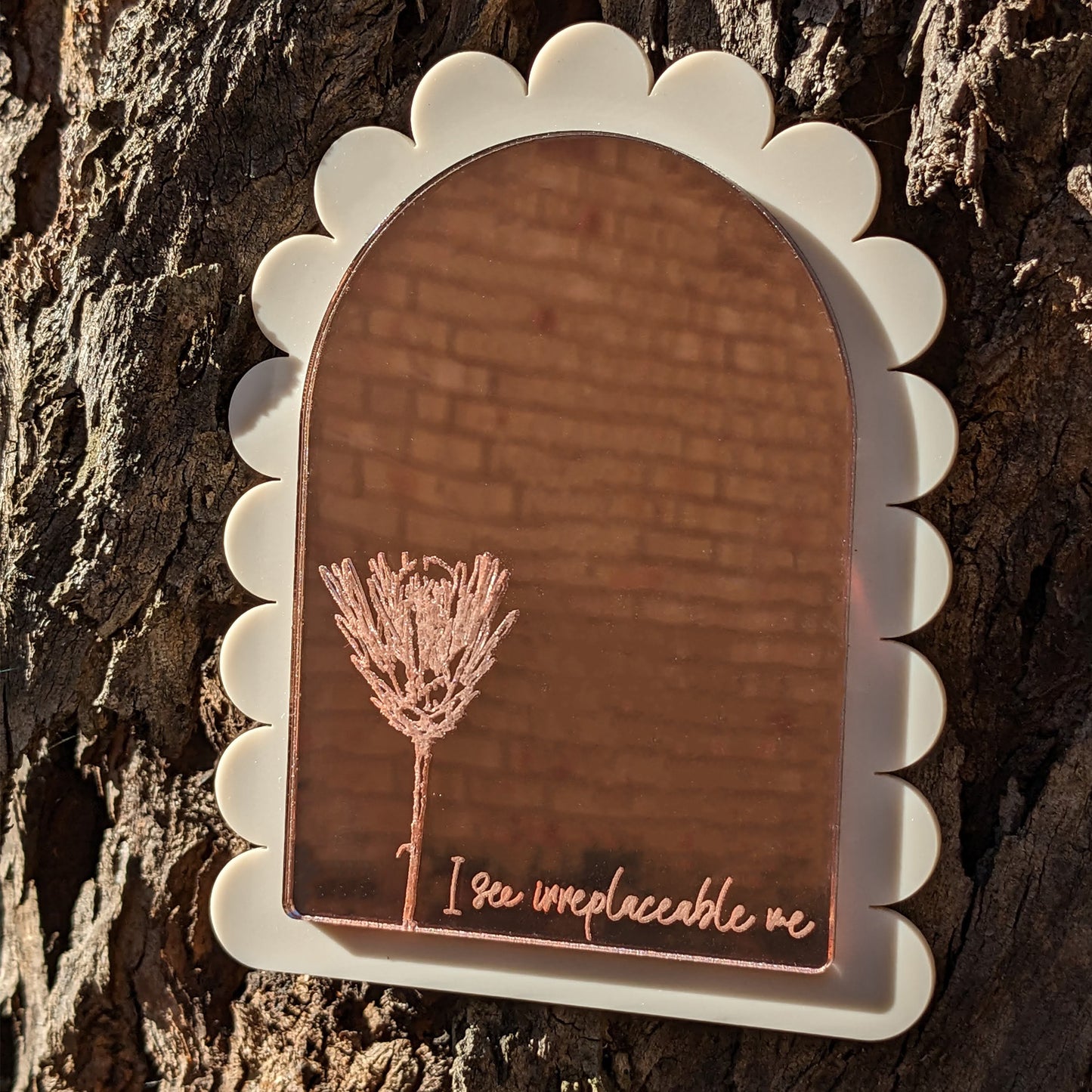 Flower Affirmation Mirror